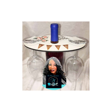 Load image into Gallery viewer, 2 Glass Wine Holder (Blank only)